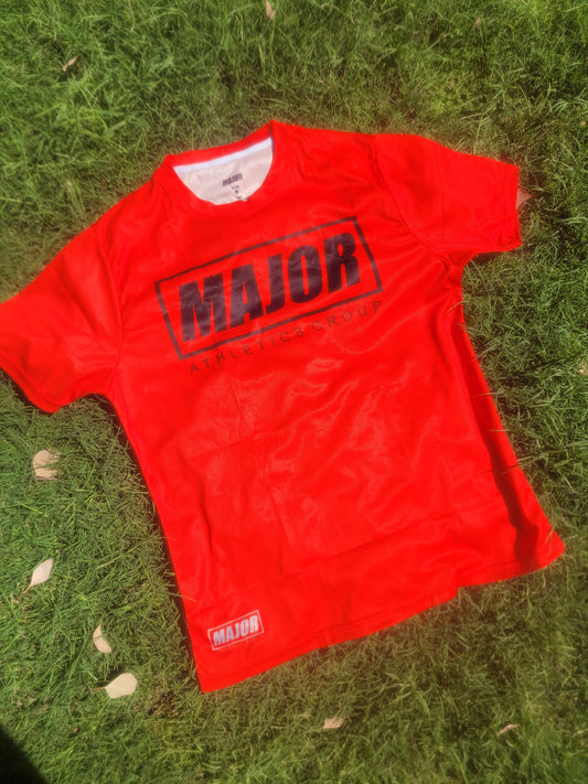 Blood red dri fit tech T