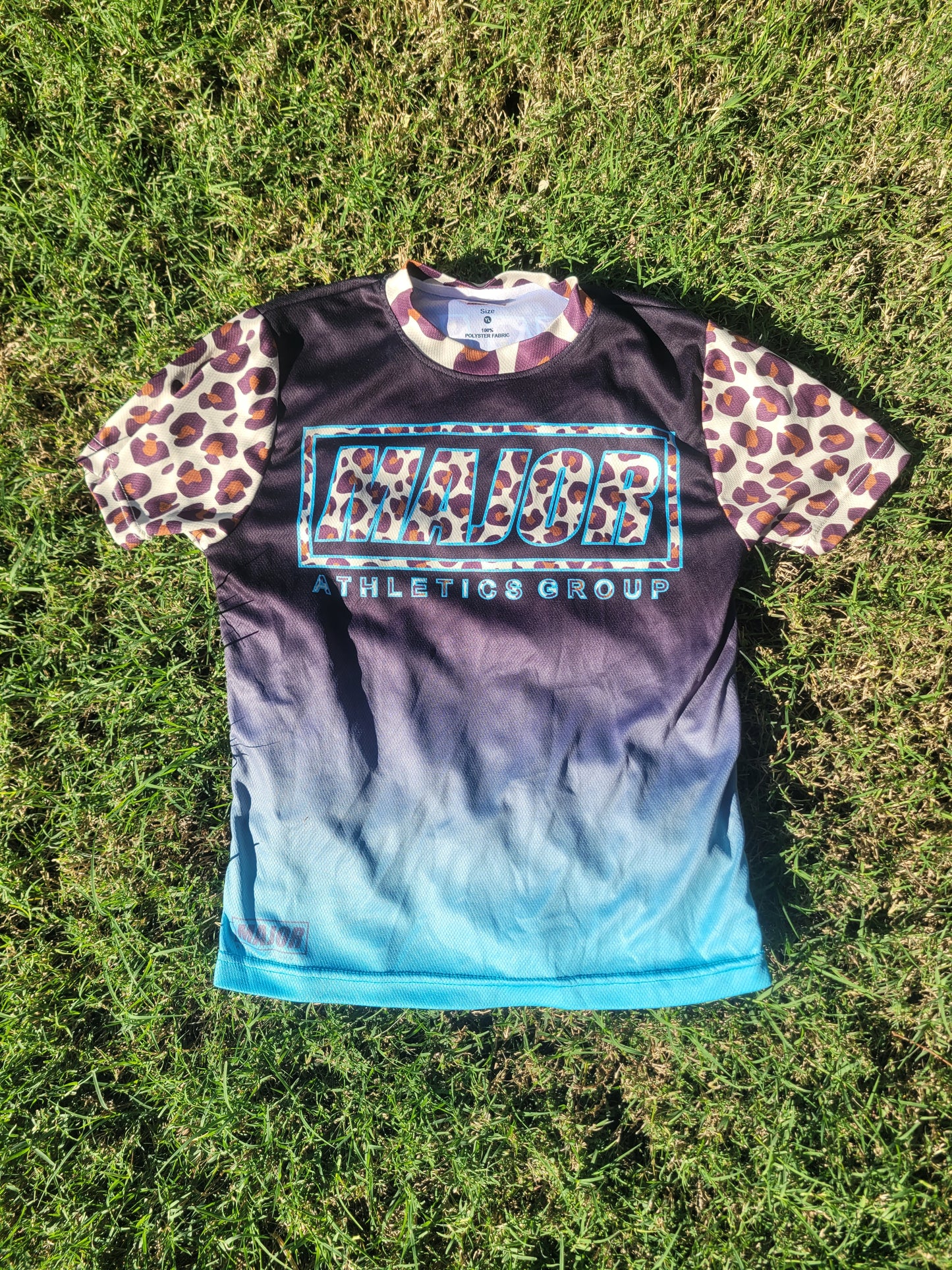 Leopard dri fit tech T