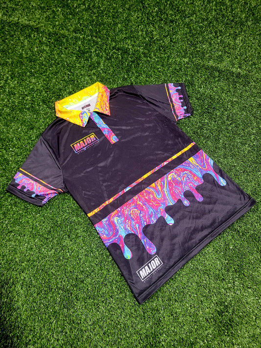 Oil slick polo