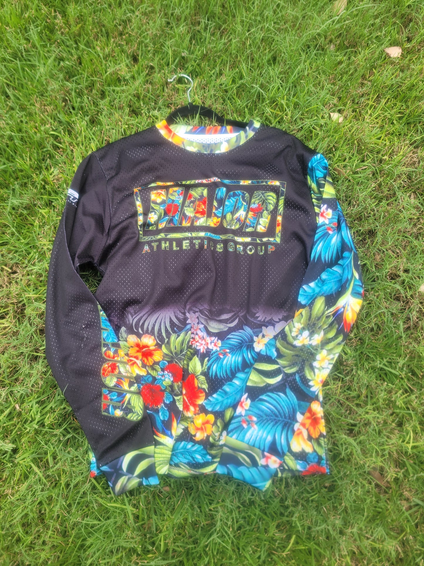 Floral V1 mesh jersey